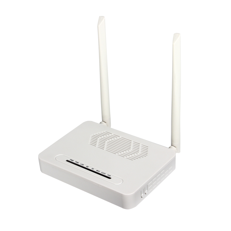FTTH EPON Gpon Solution 2 LAN WIFI CATV POTS Xpon Ont Onu Router
