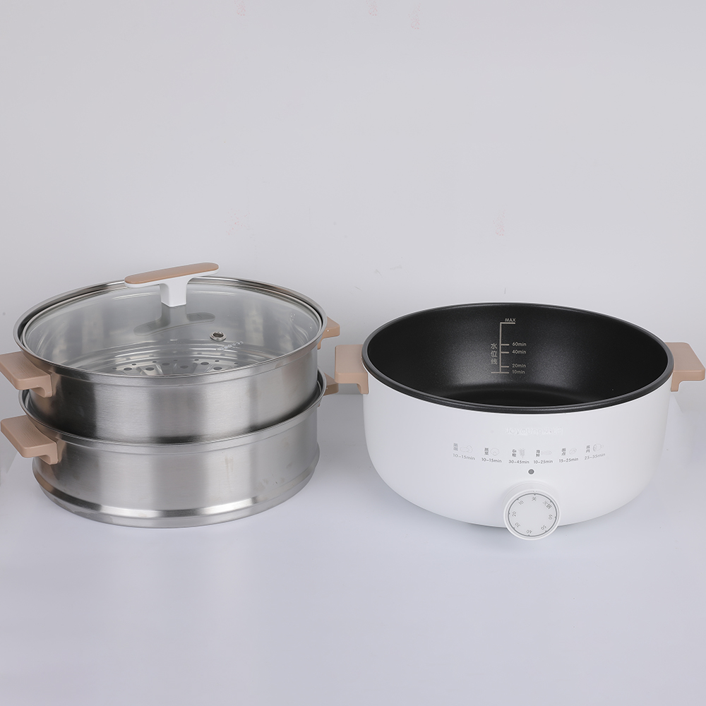 Plastic body multifunctional stainless steel inner liner electric cooking pot