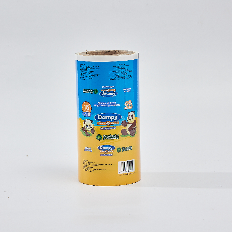 China manufactures inkjet printing paper laminating metalized CPP Film for packaging wet wipes