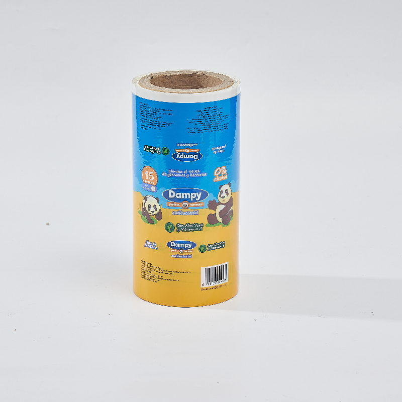 China manufactures inkjet printing paper laminating metalized CPP Film for packaging wet wipes