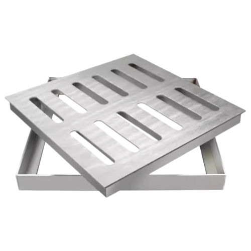 Stainless steel customization Stainless steel rain manhole cover drain grate Gutter cover Square manhole cover