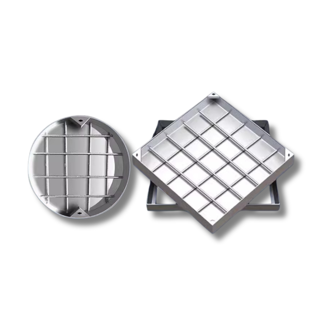Stainless steel invisible manhole cover Drain cover Manhole cover 201 Square decorative rain manhole cover