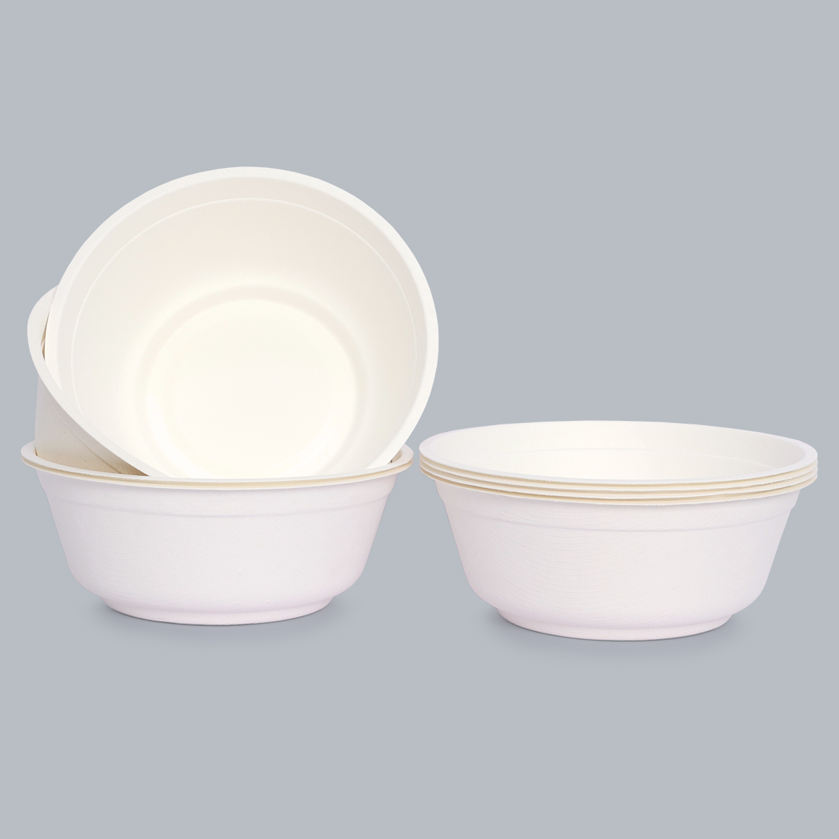 Compostable bowls Eco-Friendly Food Containers Tableware 910ml Round Bowl