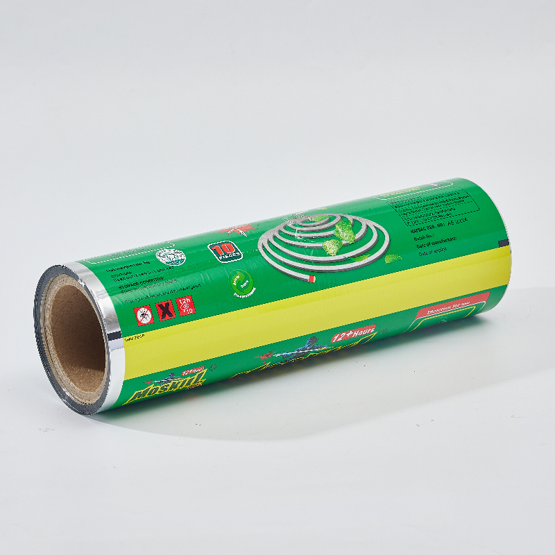 Customized logo printing Film Roll Mosquito Coil Packaging