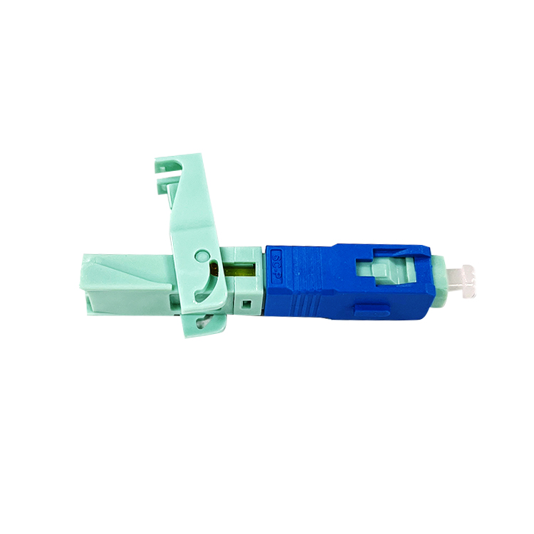 FTTH Single Mode Fiber Optic SC APC Quick Connector SC APC Fiber Optic Fast Connector