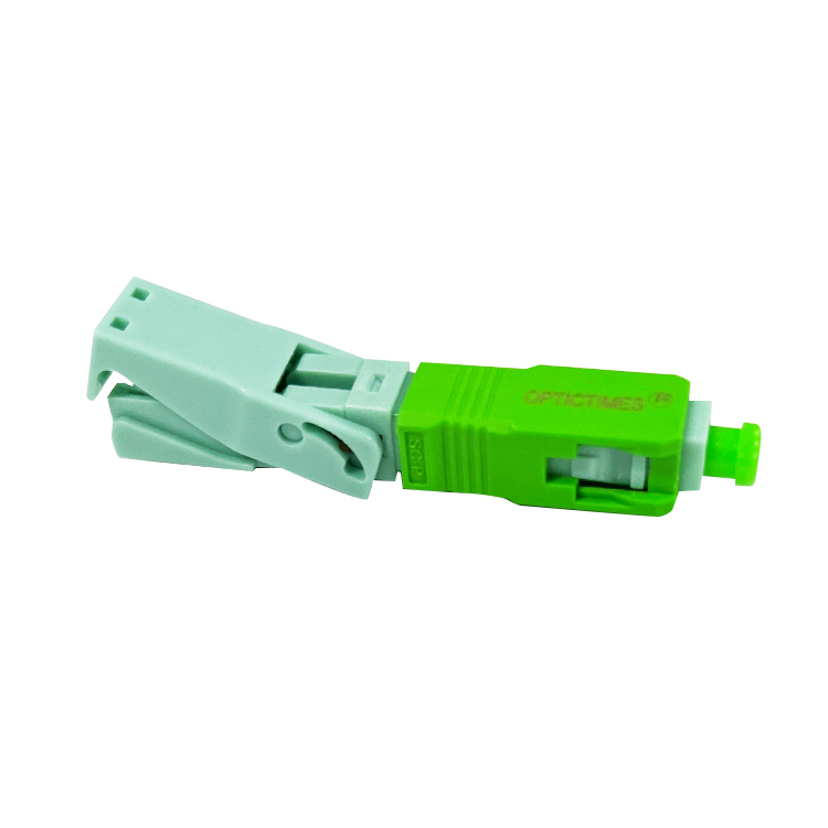 SC APC UPC Single Mode Green Blue Field Assembly Optical Fast Connector Fiber Optic Quick Connector