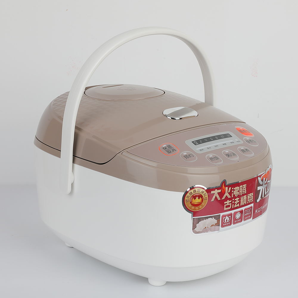 Operational electric rice cooker large capacity solid color rice cooker