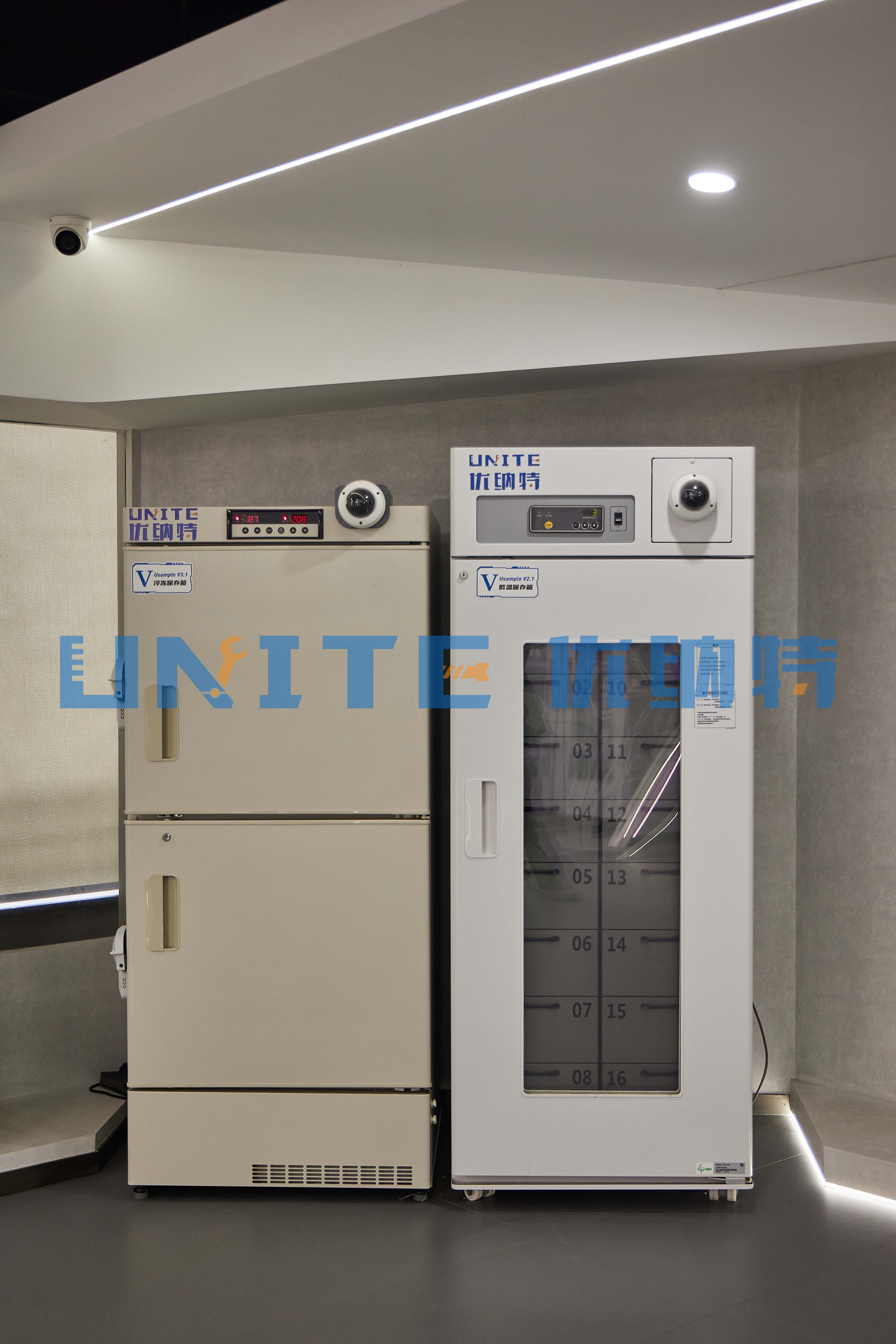Unite Usample V3.2 -40~-20C Lab Sample Management System Matrix IoT Cryopreservation Box for Standard Products, Drugs, Vaccines