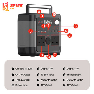 Solar Generator for Camping High-Capacity Power Bank portable power station