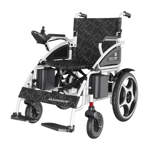 DLY-801 electric wheelchair with flipup armrest detachable footrest foldable backrest