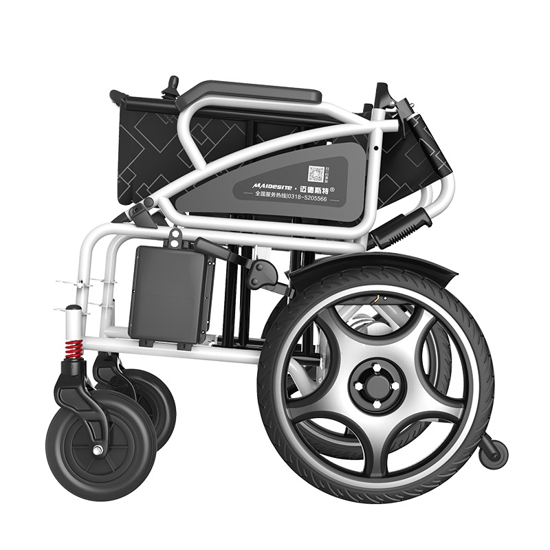 DLY-801 electric wheelchair with flipup armrest detachable footrest foldable backrest