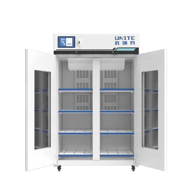 Unite Usample R7.2 2~8℃ 1000L Large Capacity Storage Intelligent refrigerated reagent cabinet (RFID) for Lab Sample Storage