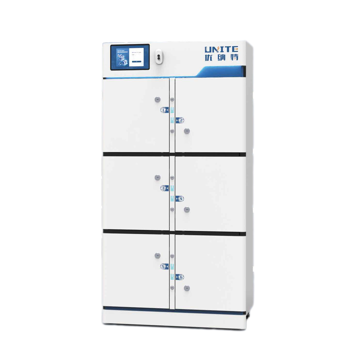 Unite Usample R6.2 Six-zone Matrix IOT Cabinets For Hazardous Chemicals (RFID) with Partition Storage of 120+ Reagent Bottle