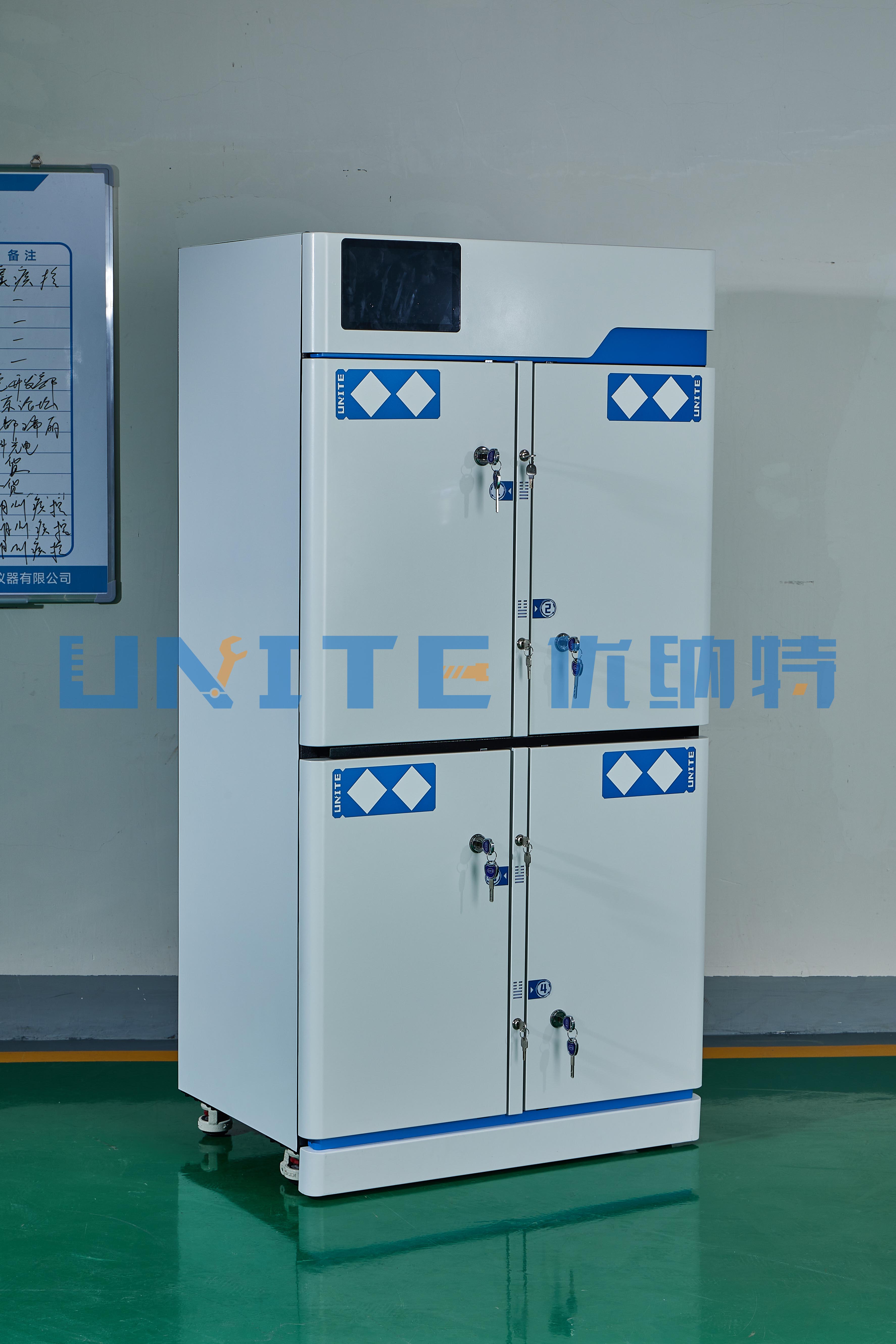 Unite Usample R4.2 Four-zone Matrix IOT Cabinets for Hazardous Chemicals with Partition Storage of 160+ Reagent Bottle