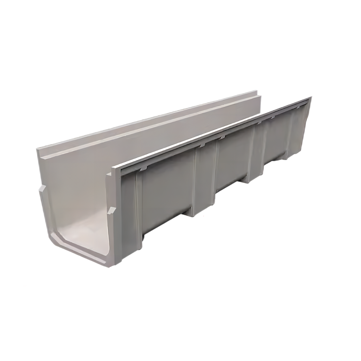 Resin drain sewer U-groove Square house kitchen trench groove Resin drain tank Linear drain