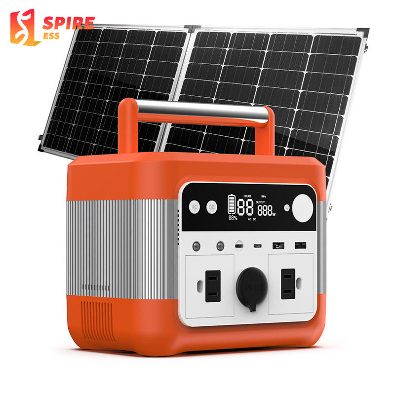 Compact Solar Power Station Mobile Solar Power Source Portable Solar Charger Outdoor Solar Power Station