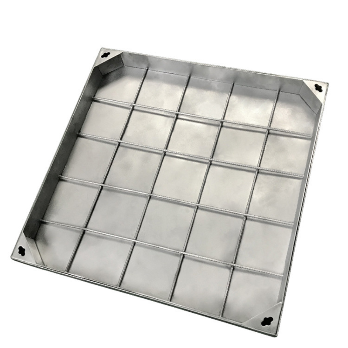304 stainless steel manhole cover supply sunken square decorative invisible manhole cover stainless steel rain cover processing
