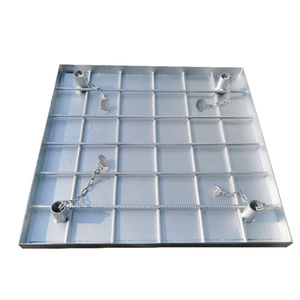 Stainless steel invisible drainage linear manhole cover