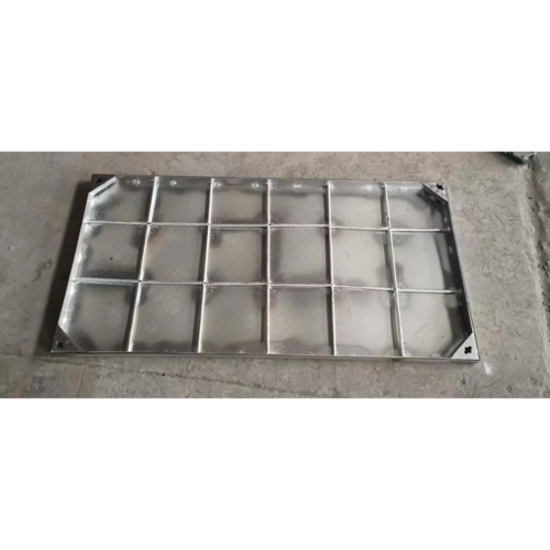 Stainless steel invisible drainage linear manhole cover