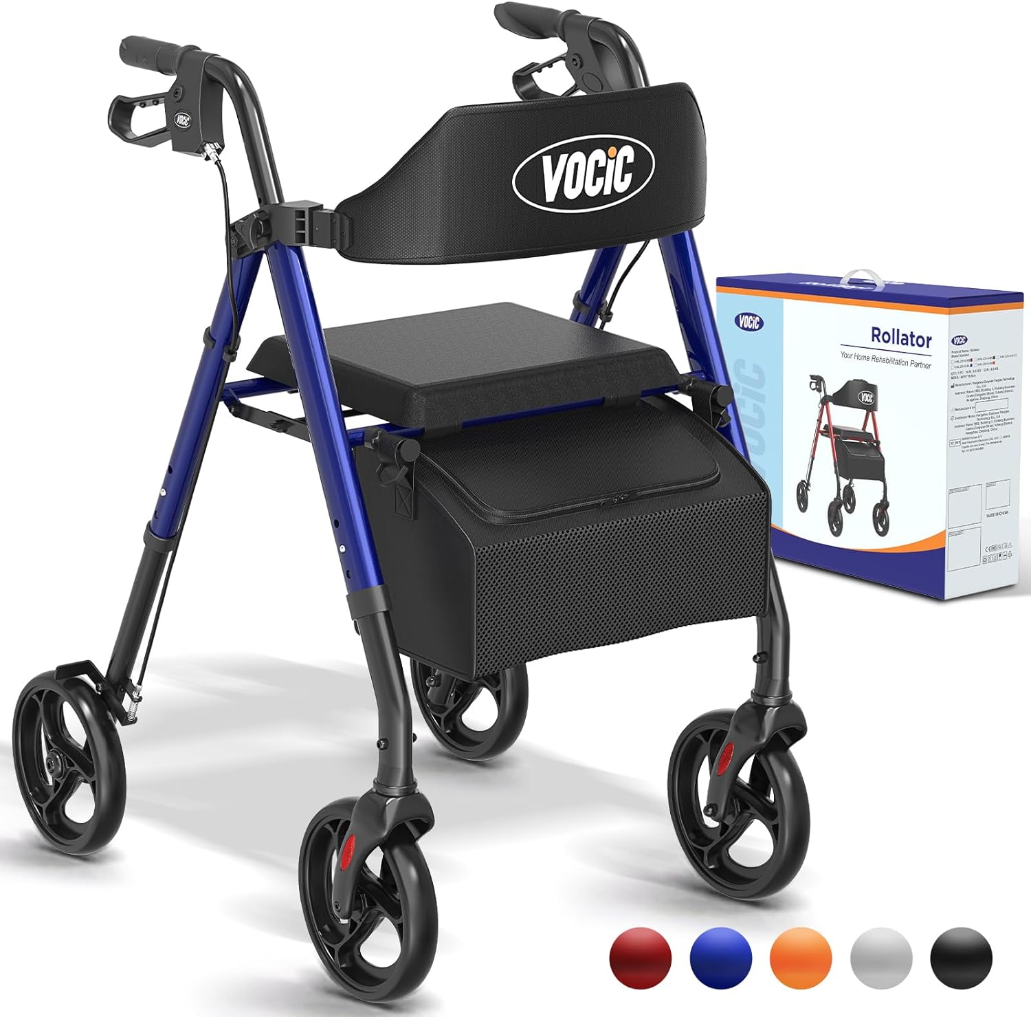 Mateside Z21 manual walker for rehabilitation and elderly care use