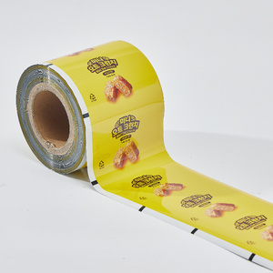 Plastic Flexible Packaging Rolls Leisure Food Biscuits Nuts Aluminium Foil Multi-layer Laminated Rolls