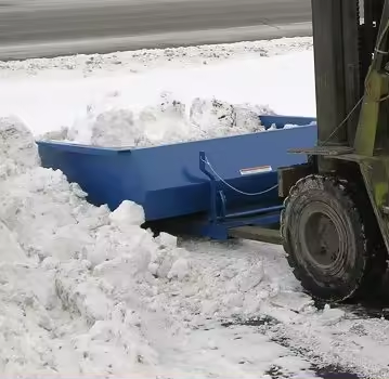 Forklift Attachments Snow Dump Bucket snow plow