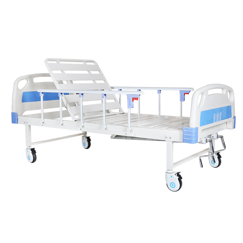 Maidesite 2 crank 2 function manual hospital bed with mattress