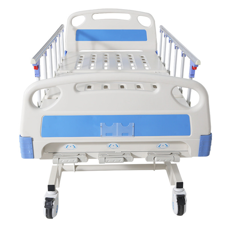 Maidesite 3 crank 3 function manual hospital bed with mattress