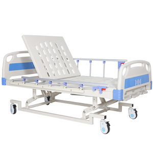 Maidesite 3 crank 3 function manual hospital bed with mattress