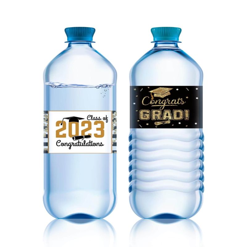 High Quality Water Bottle Label PCV PET Labels For Plastic Bottles Custom Water Bottle Printing Label