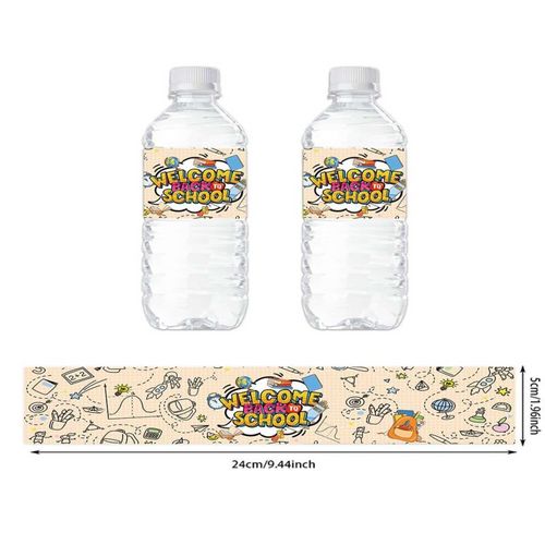 High Quality Water Bottle Label PCV PET Labels For Plastic Bottles Custom Water Bottle Printing Label