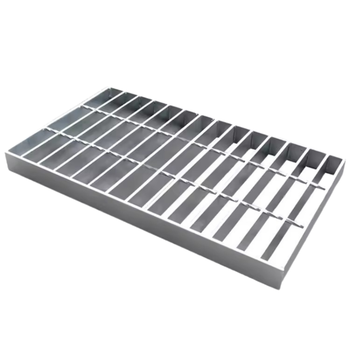 Stainless steel grid cover Galvanized steel grid Hot-dip galvanized steel lattice factory stair stepping plate Gutter cover