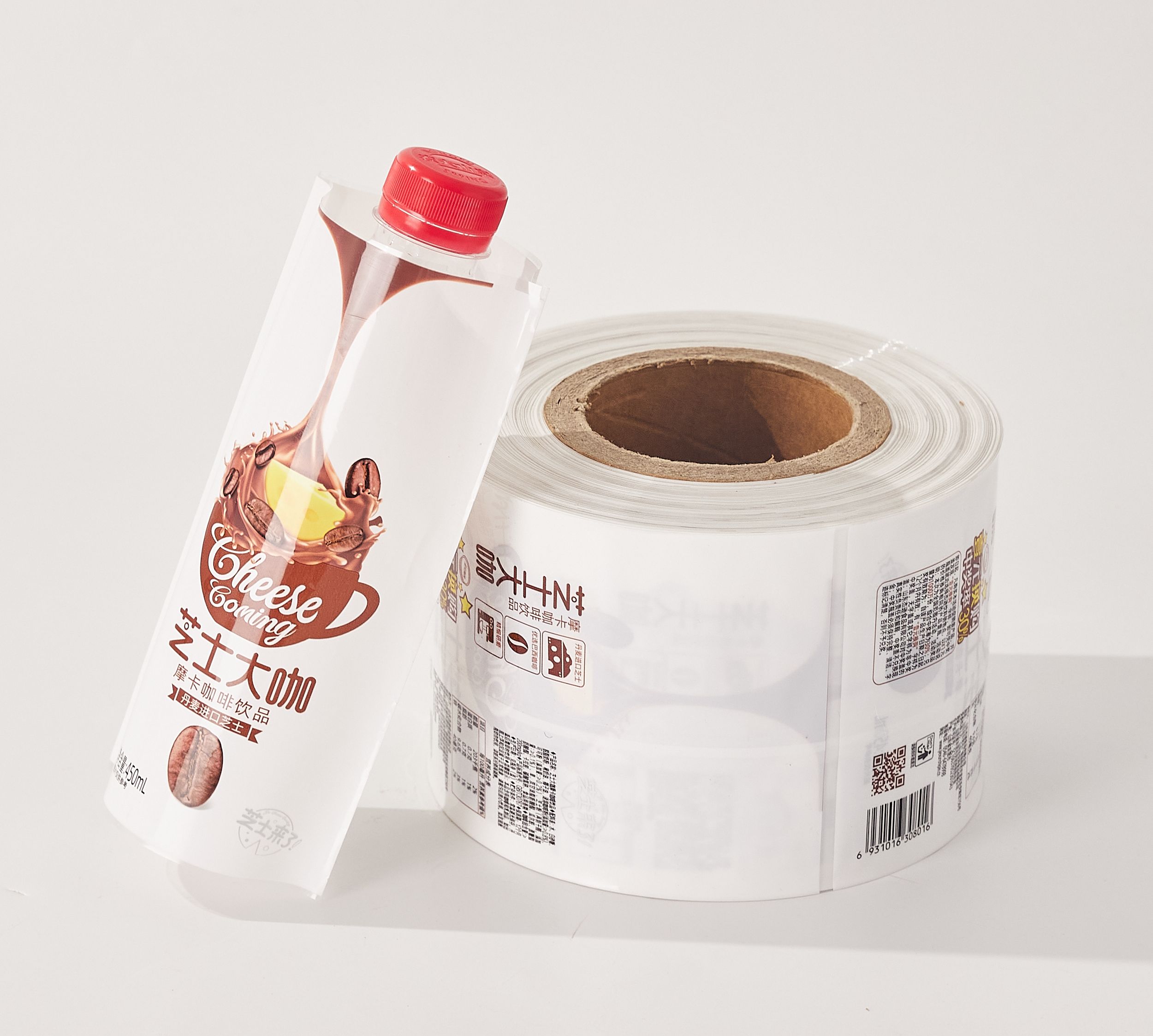 Printing custom pvc heat shrink sleeve label wrap for bottle packing can