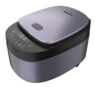 PP shell heating plate rice cooker with removable inner lid alloy aluminum rice cooker