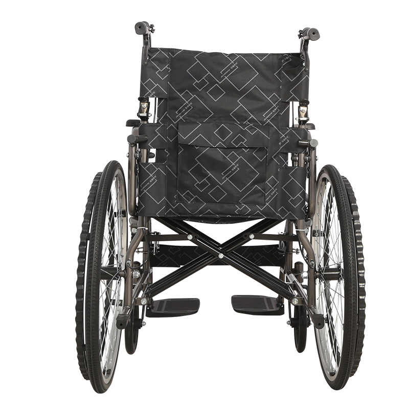 SLY-117 streamlined manual wheelchair with customizable width