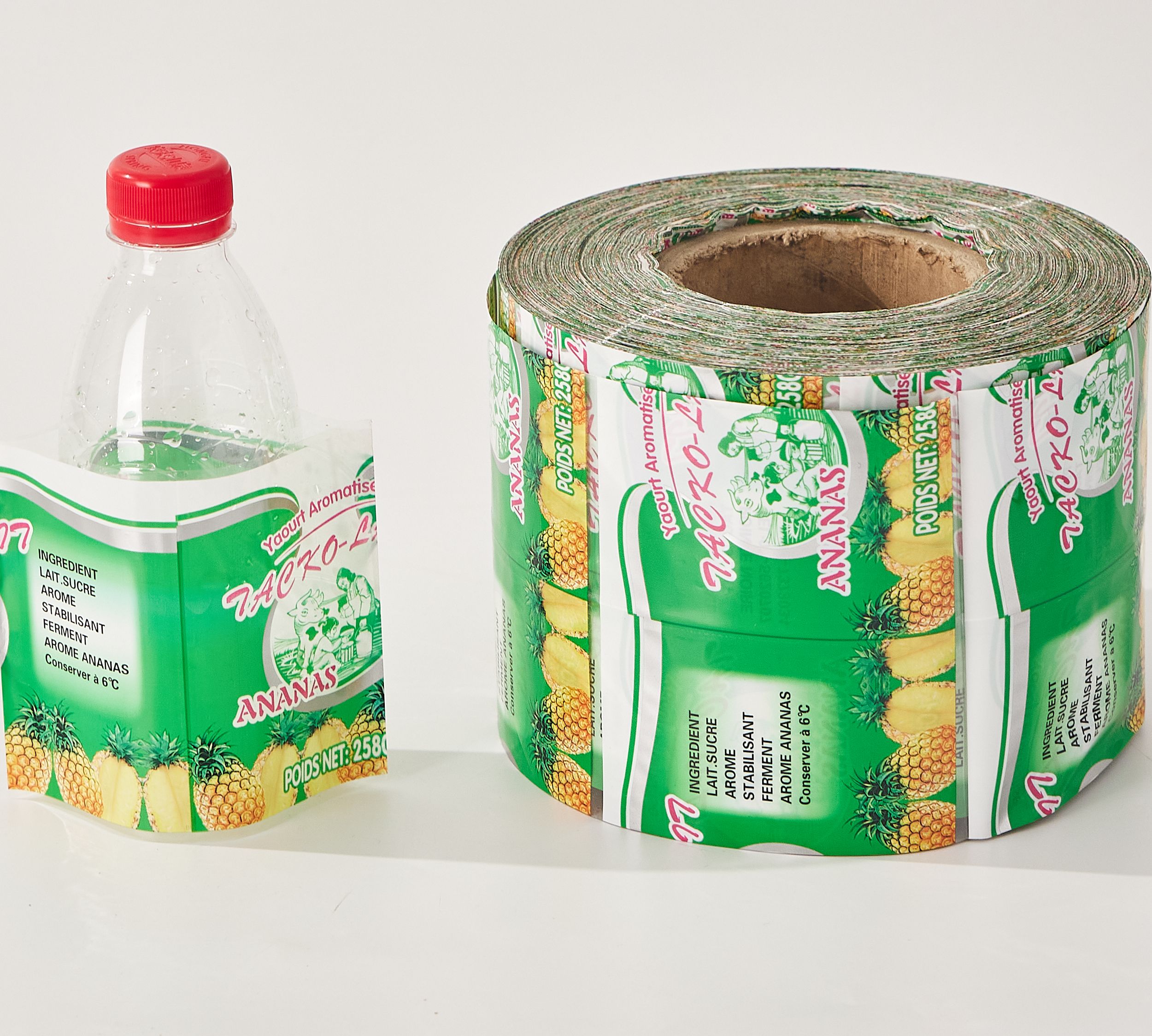 Factory PVC PET Shrink Film Plastic Heat Shrink Wrap Label For Beverage Can Bottles