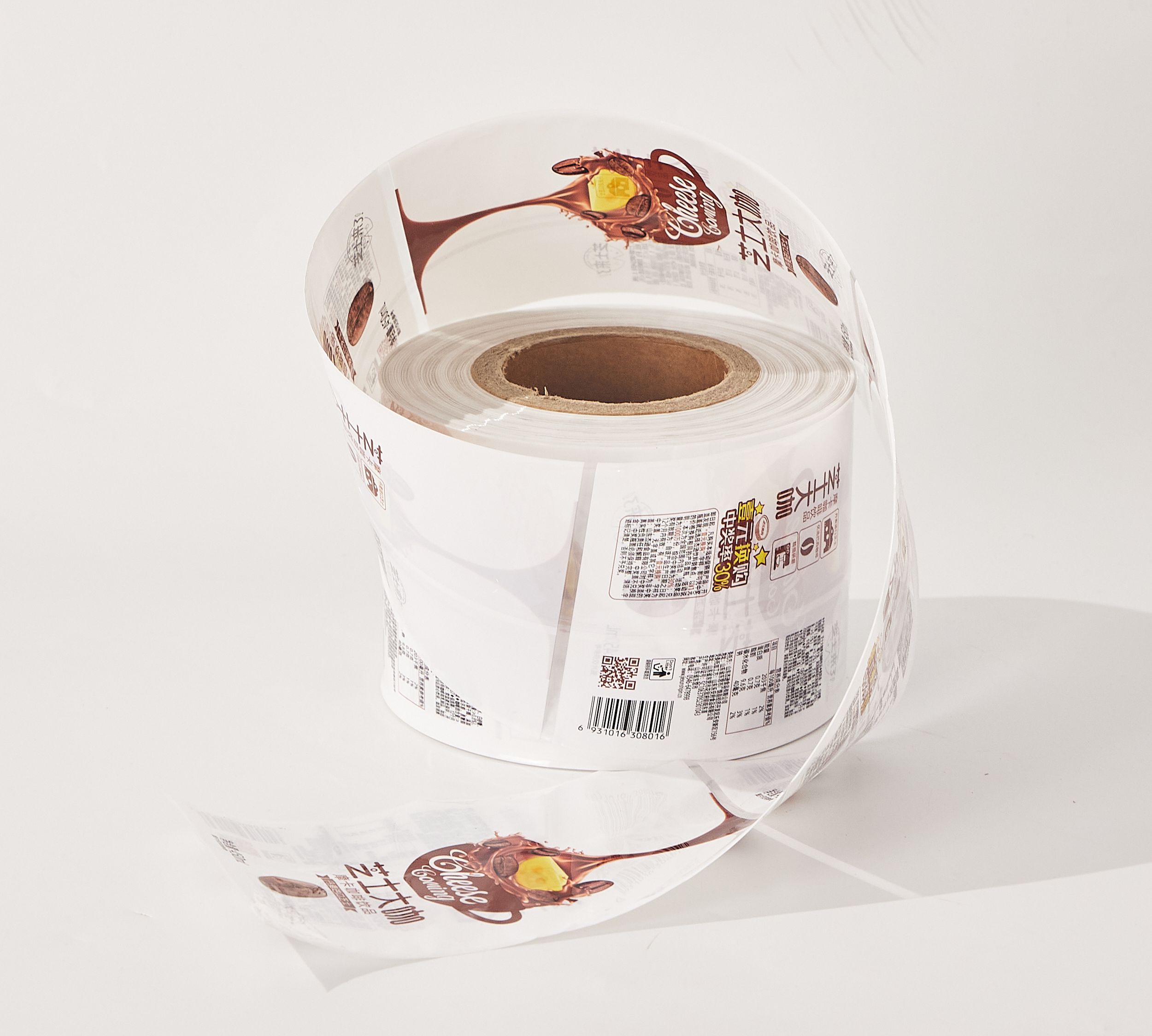 Custom printing PVC PET Shrink Film Roll heat shrink wrap sleeve packaging label for bottle cans