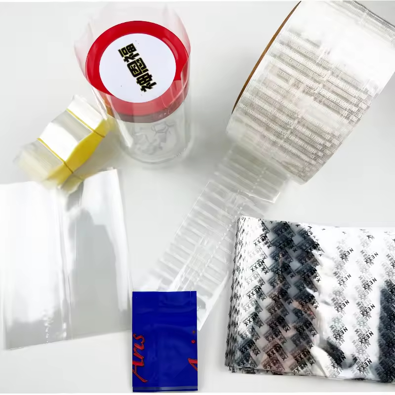 Shrink Wrap Seal Bands for Bottle Caps PVC Heat Shrink Band with Easy Tear Line