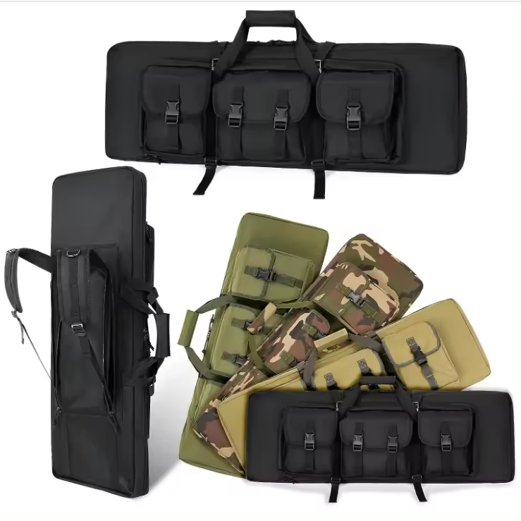 2024 600D polyester waterproof hunting carry bag tactical carrying bag for hunting belt clip leather cover shoulder Arms bag