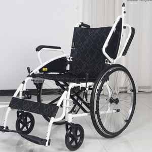 Maidesite SLY-117 Manual Wheelchair with Swing Away Armrest and Detachable Legrest