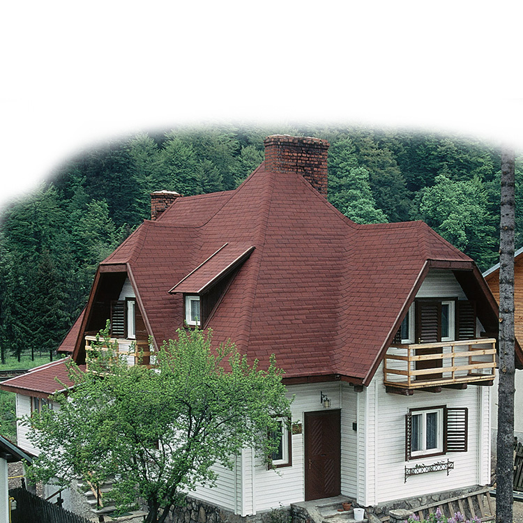 OEM Acceptable Asphalt Roof Shingles 3 Tab Roofing Shingles