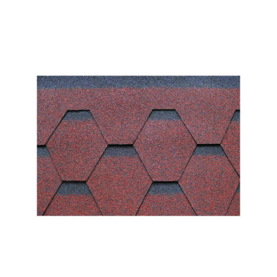 Asphalt Shingles Made In China 3 Tab Mixed 1000*320*2.6mm Mosaic Asphalt Fiberglass Shingle