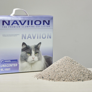 Highly Absorbent Natural Bentonite Cat Litter Non-Clumping Cat Litter for Odor Control