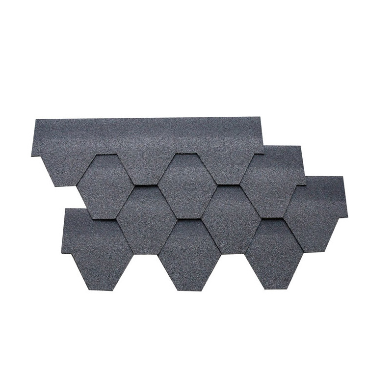 Bitumen Asphalt Shingles Roof Tropical Forest Rainy Weather Tiles Roofing Materials 3 Tab Shingle