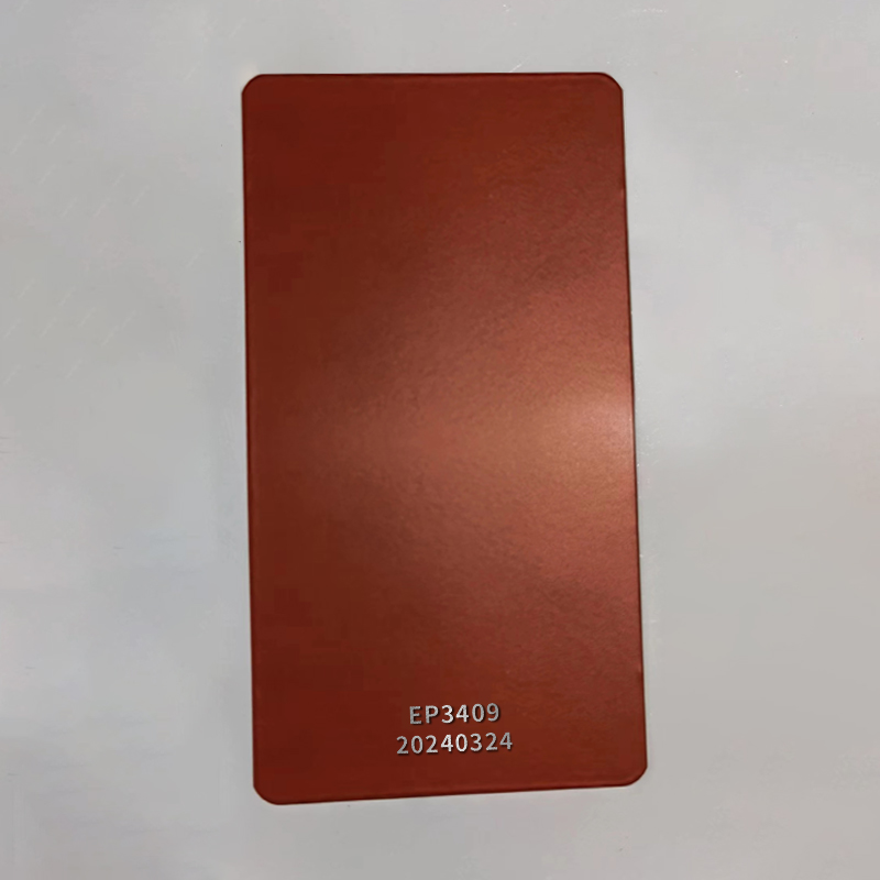 Matte Orange-Red Epoxy Polyester Resin Electrostatic Solid Hybrid Powder Coating Paint