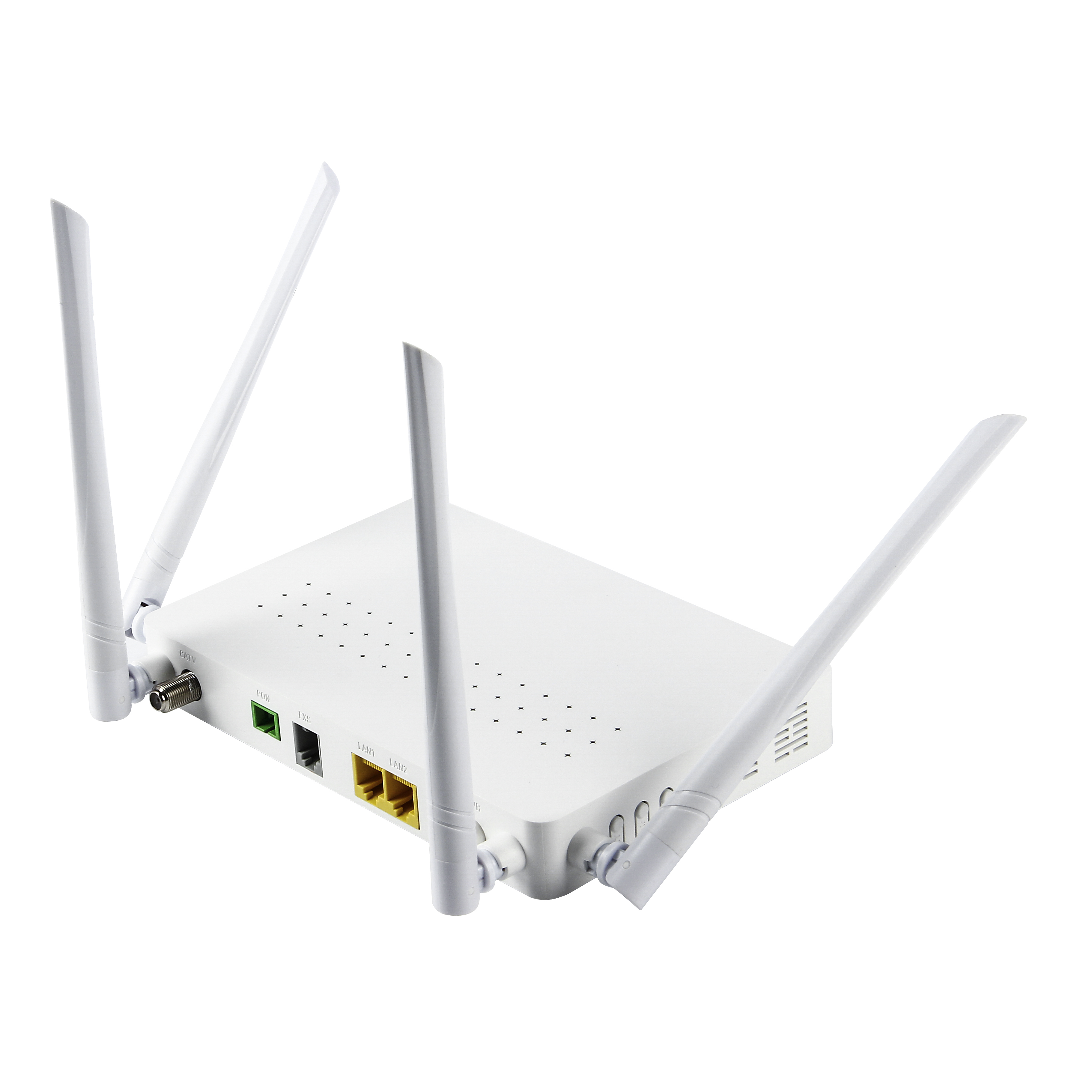 2 Ports Dual Band Onu 2Ge Wifi Catv Post Onu Catv Gpon Ont Onu