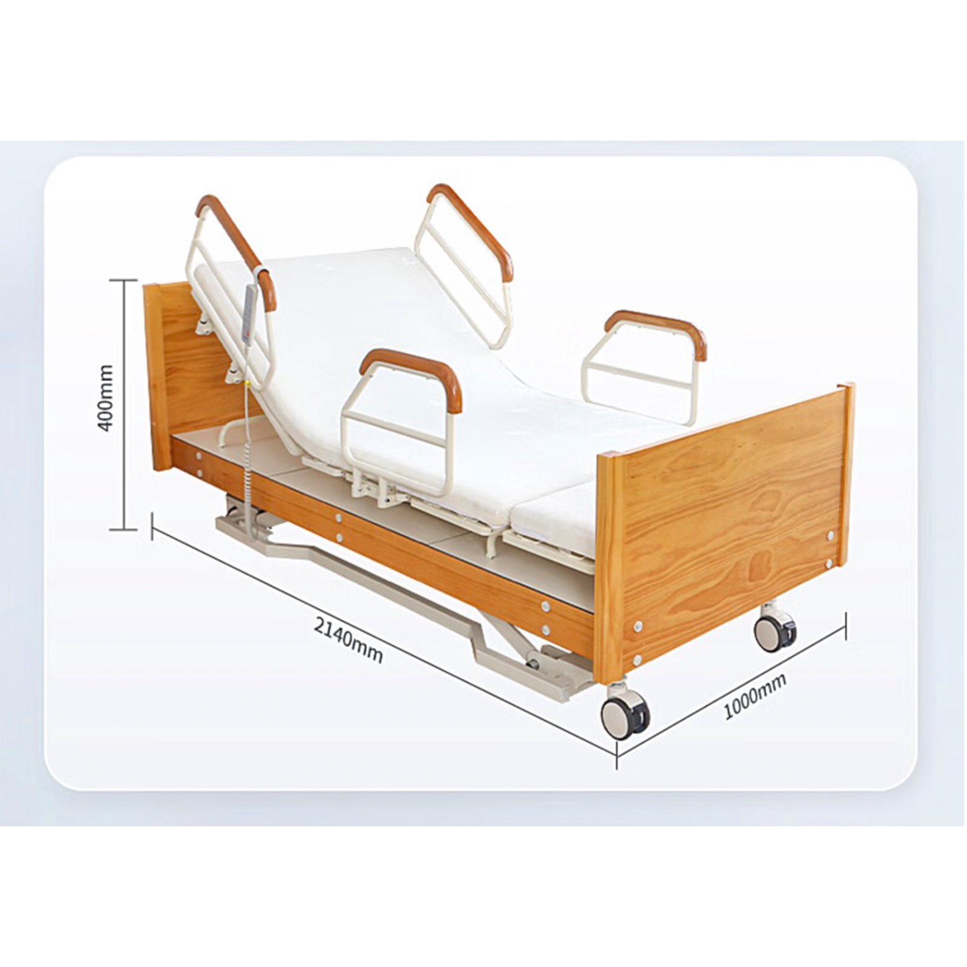 Maidesite H82 multifunctional electrical home nursing bed auto rotating bed for elderly care