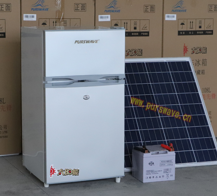 BCD-98 DC refrigerator RV fridge 12V24V battery Solar refrigerator for Africa with freezer and cooler part 48V is available