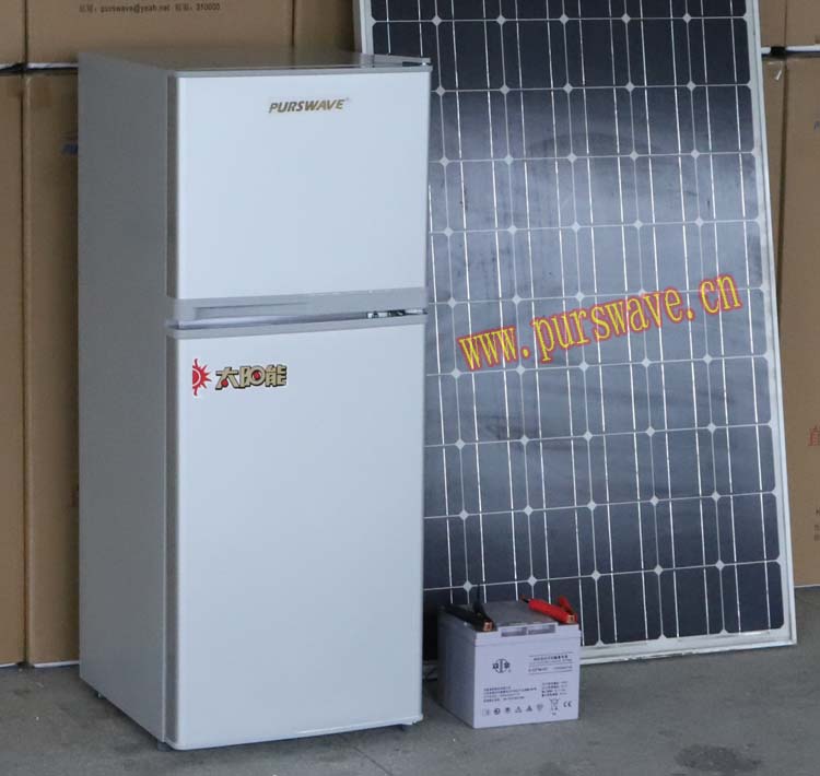 BCD-128 DC refrigerator RV fridge 12V24V battery Solar refrigerator for Africa with freezer and cooler part 48V is available