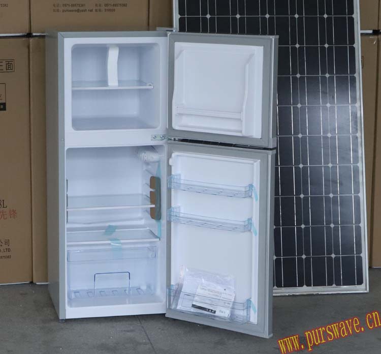 BCD-128 DC refrigerator RV fridge 12V24V battery Solar refrigerator for Africa with freezer and cooler part 48V is available